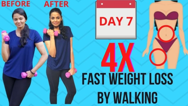 'Weight loss journey day 7 | Best walking exercise tamil | Can we lose weight only by walking'