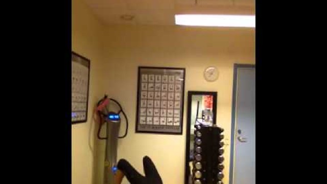 'Power plate fitness with Flexi-bar .'