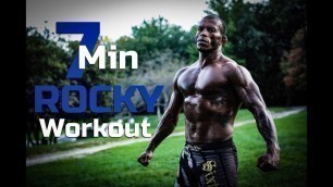 7 Min Super HIIT ROCKY work out - FULL BODY NO EQUIPMENT