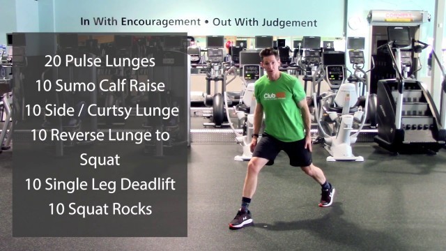 'Lower Body Circuit (body weight)'