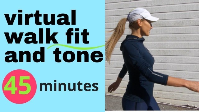 'WALKING AT HOME - INDOOR WALKING WORKOUT - 45 MINUTE LOW IMPACT CARDIO FOR WEIGHT LOSS & TONING'