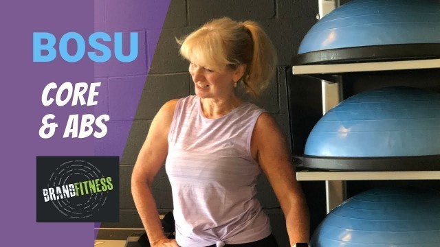 '8 minute BOSU Core & Abs Workout | Fitness over 50'