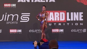 'IFBB TR Büyük Bayanlar Body Fitness Şampiyonası -168 cm-  Antalya   2017'