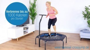 'Jumping Fitness für zu Hause | HAMMER Fitness-Trampolin Cross Jump'
