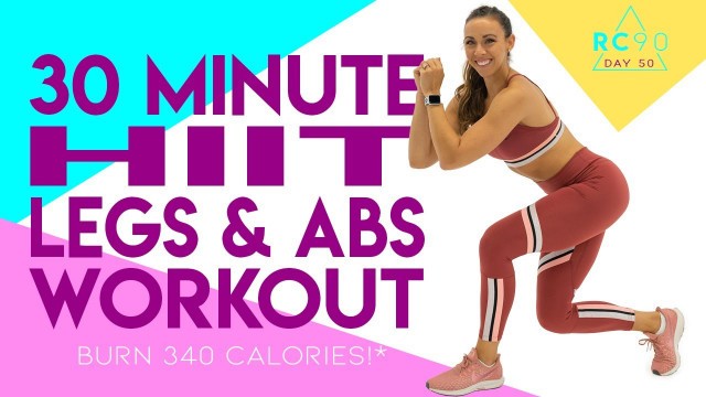 30 Minute HIIT Legs and Abs Workout 