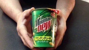 'Mountain Dew Flavored Cheetos Food Review'