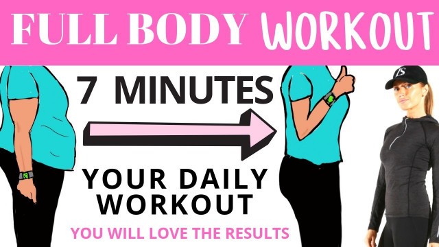 'FULL BODY WORKOUT -  7 MINUTE WORKOUT FOR WEIGHT LOSS - BELLY FAT WORKOUT BY LUCY WYNDHAM-READ'