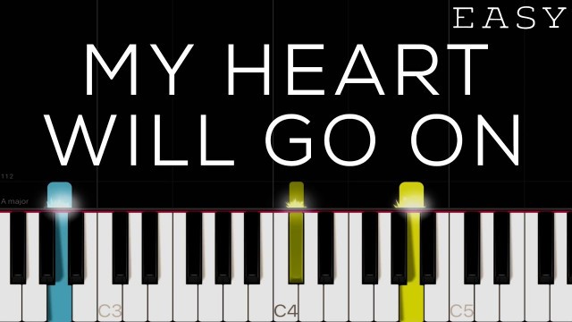 'My Heart Will Go On (Titanic OST) - Celine Dion | EASY Piano Tutorial'