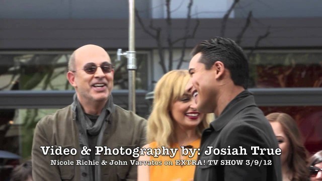 'Nicole Richie John Varvatos talk FASHION STAR & Styling on EXTRA! at The Grove'