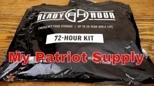'My Patriot Supply Survival Food Review'