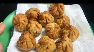 'fried #momos banane  |||| ki recipe in Hindi #video (&$#)'