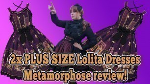 'Metamorphose Plus Size JSK Comparison: Magical Artefact Review Plus Size Japanese Fashion by Swolita'