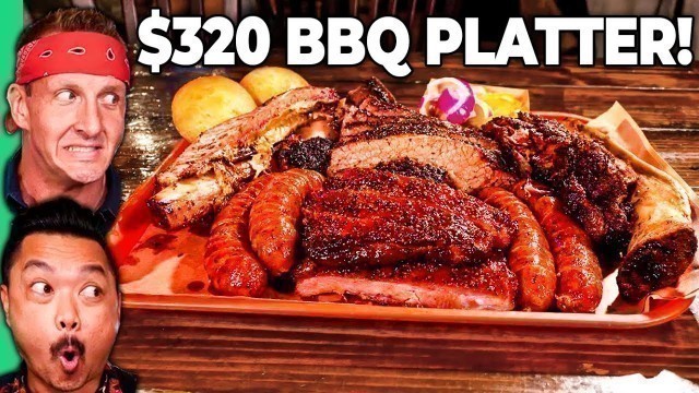 '$14 TEXAS BBQ VS $320 TEXAS BBQ!! Vegan\'s Worst Nightmare!!'