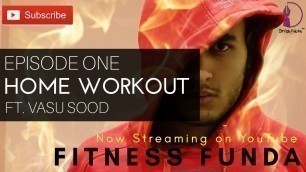 '5 minutes  home work out sessions for men | Fitness Funda'