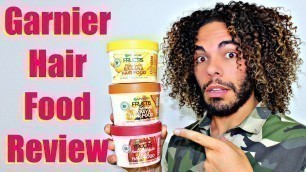 'New Hair + BEST Leave-In Conditioner Garnier Fructis HAIR FOOD Review'