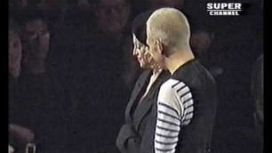 'Madonna on Gauiltier Fashion Show 1992, Erotica\'s first appearance'