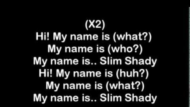 'Eminem - My Name Is [HQ Lyrics]'
