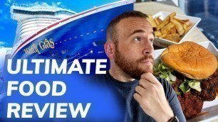 'I Rank & Review All the Food on Carnival Mardi Gras | What to Avoid & Must Try'