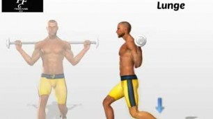 'How To Do.....Barbell Reverse Lunge #Fitness Funda RJ13'