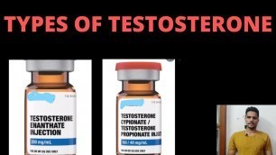 'TYPES OF TESTOSTERONE !! DOSAGE & USE !! Fitness Funda by sachin'