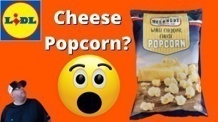'LIDL | WHITE CHEDDAR CHEESE POPCORN | FOOD REVIEW'