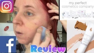 'MY PERFECT FOUNDATION REVIEW | Try On Pale Skin, Facebook & Instagram Sponsored Post'