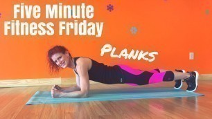 'Five Minute Fitness - Planks'