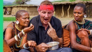 'EXTREME African Tribal Food!! Eating EVERYTHING They Eat!!'