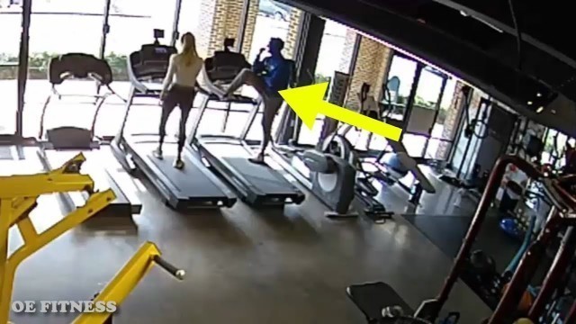 'HE TRIES TO GET HER NUMBER BUT THEN THIS HAPPENED - GYM IDIOTS'