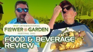 'Food Review: 2022 EPCOT International Flower & Garden Festival'