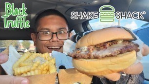 'Shake Shack Black Truffle Burger Best Food Review'