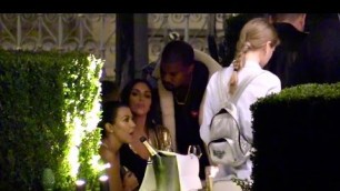 'Kim Kardashian and Kanye West very intimate at Balmain after party in Paris'
