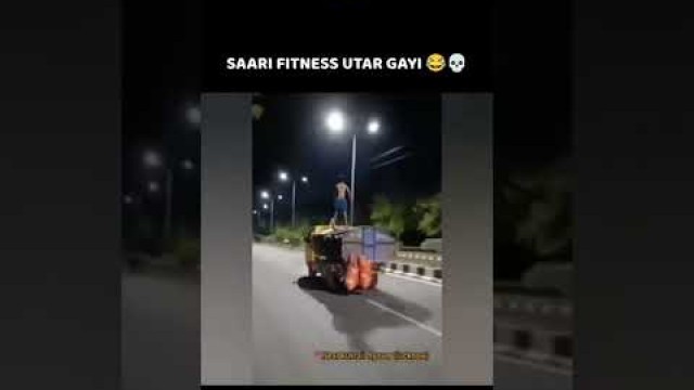 'sari fitness utar gayi #gym'