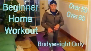 'Over 50 Beginner Series Workout | Beginner Fitness | Over 50 Workout | Home Workout | WOD 1'