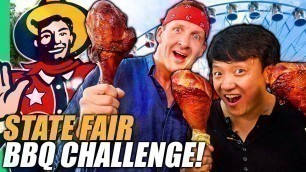 'Texas BBQ CHALLENGE with Mike Chen!! Who Will Quit First??'