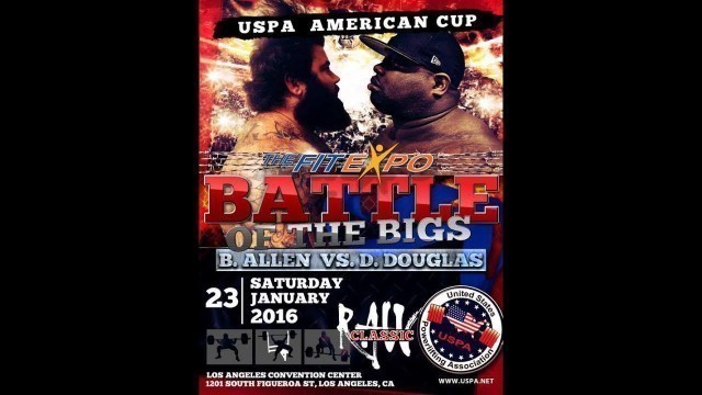 'USPA LA Fit Expo American Cup 2016 Promo | Beast vs B. Allen'