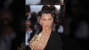 'Bella Hadid topless/ yung neckless / 2021 Cannes Film Festival... #Shorts'