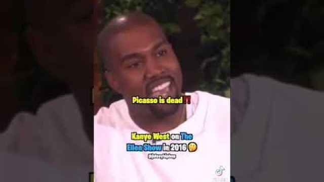'Kanye West on The Ellen Show in 2016