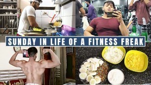 'SUNDAY(OFF DAY)-IN LIFE OF A FITNESS FREAK+COLLEGE STUDENT'