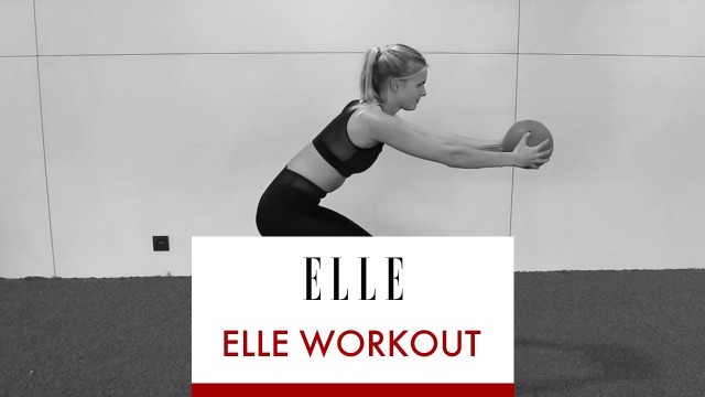 'ELLE workout: trainen met een bal 7'