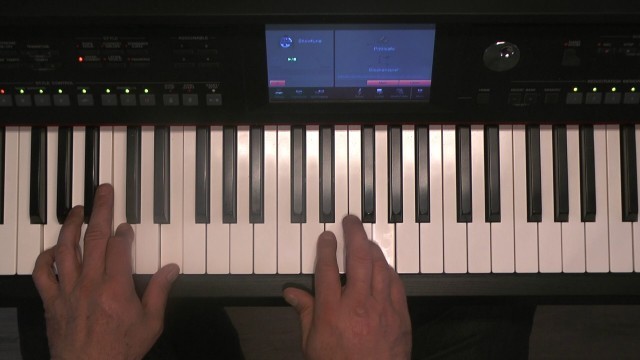 'Finger Fitness deel 1 for keyboard, etude 18, keyboard etudes, Play along, Learn to play Yamaha'