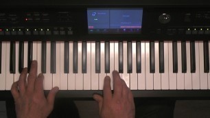 'Finger Fitness deel 1 for keyboard, etude 18, keyboard etudes, Play along, Learn to play Yamaha'