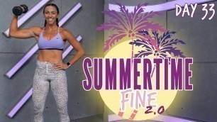 30 Minute Arms and Abs HIIT Workout | Summertime Fine 2.0 - Day 33