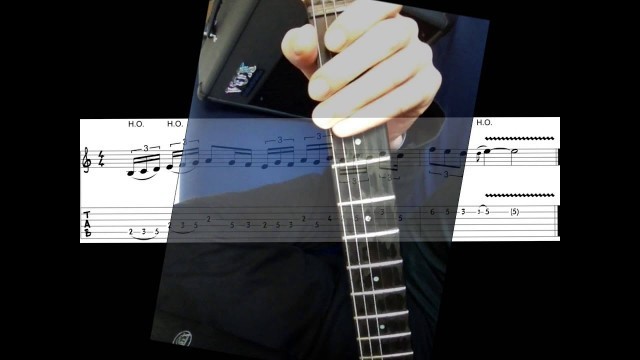 'E-Gitarre Training Finger-Fitness - Lick 6.1 zum Gitarrensolo lernen - fit on guitar'