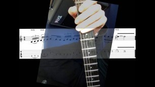 'E-Gitarre Training Finger-Fitness - Lick 6.1 zum Gitarrensolo lernen - fit on guitar'