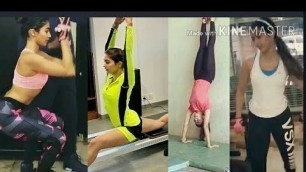'nayanthara workout videos #poojahegde workout video #south indian actress  workout video  workout'