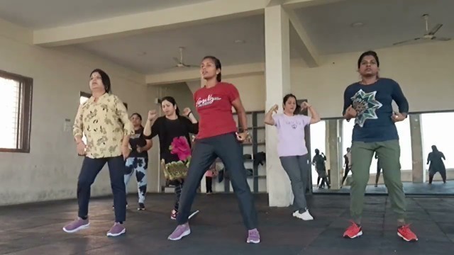 'Beginning Zumba dance #for beginners #fitness #standing zumba Fitness Workout'