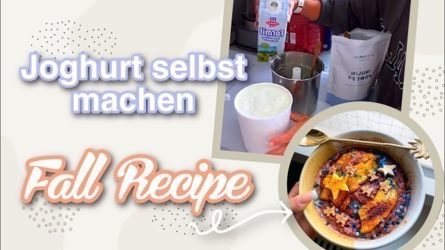 'So macht ihr Joghurt selbst, Weihnachtsstimmung Ende September,   | FITNESS COUPLE VLOG'