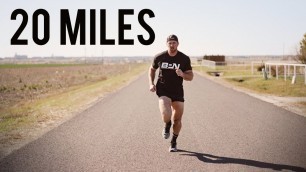 '20 Mile Run - Am I Losing Muscle? | Marathon Prep'