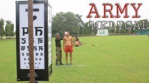 'Indian Army  Medical Test in Hindi 2021 Full वीडियो | Eye Vision Test 6/6 army medical test - JD Sir'